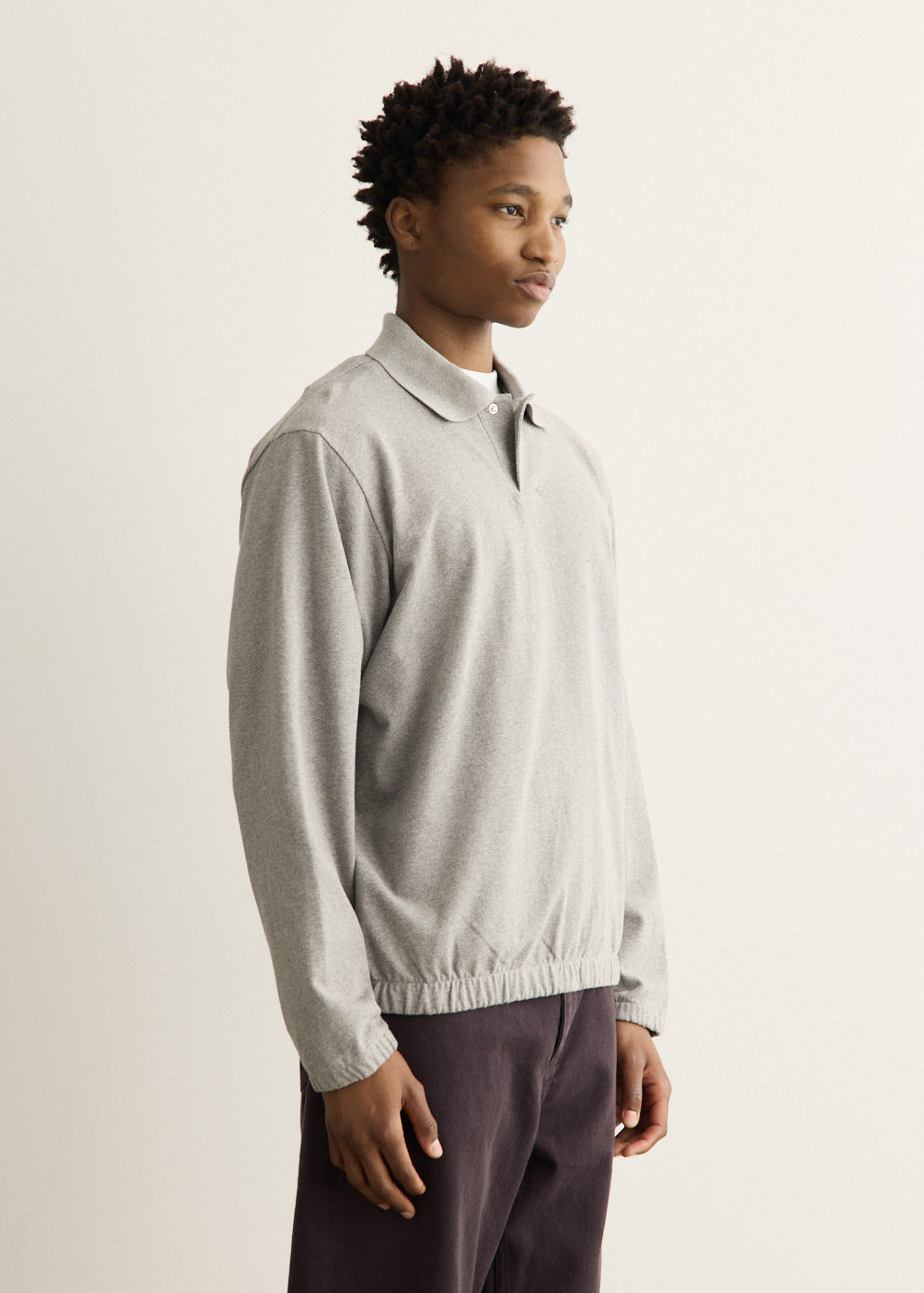Sylane Relaxed Light Pile Jersey Polo