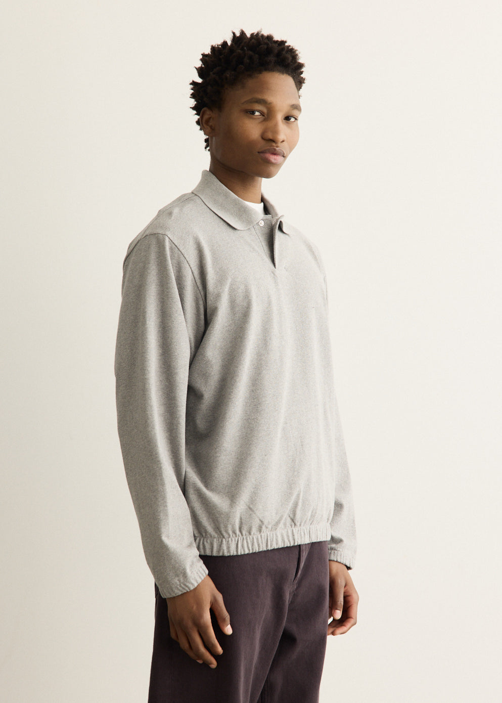 Sylane Relaxed Light Pile Jersey Polo