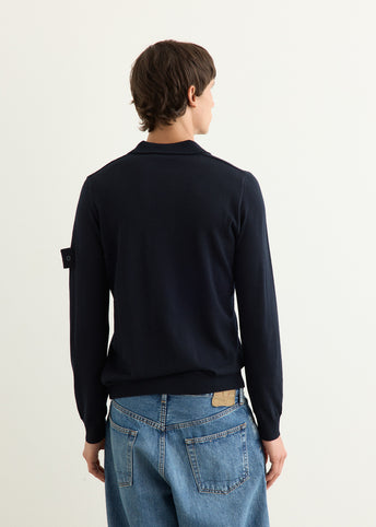 Ghost Light Wool Knit Polo