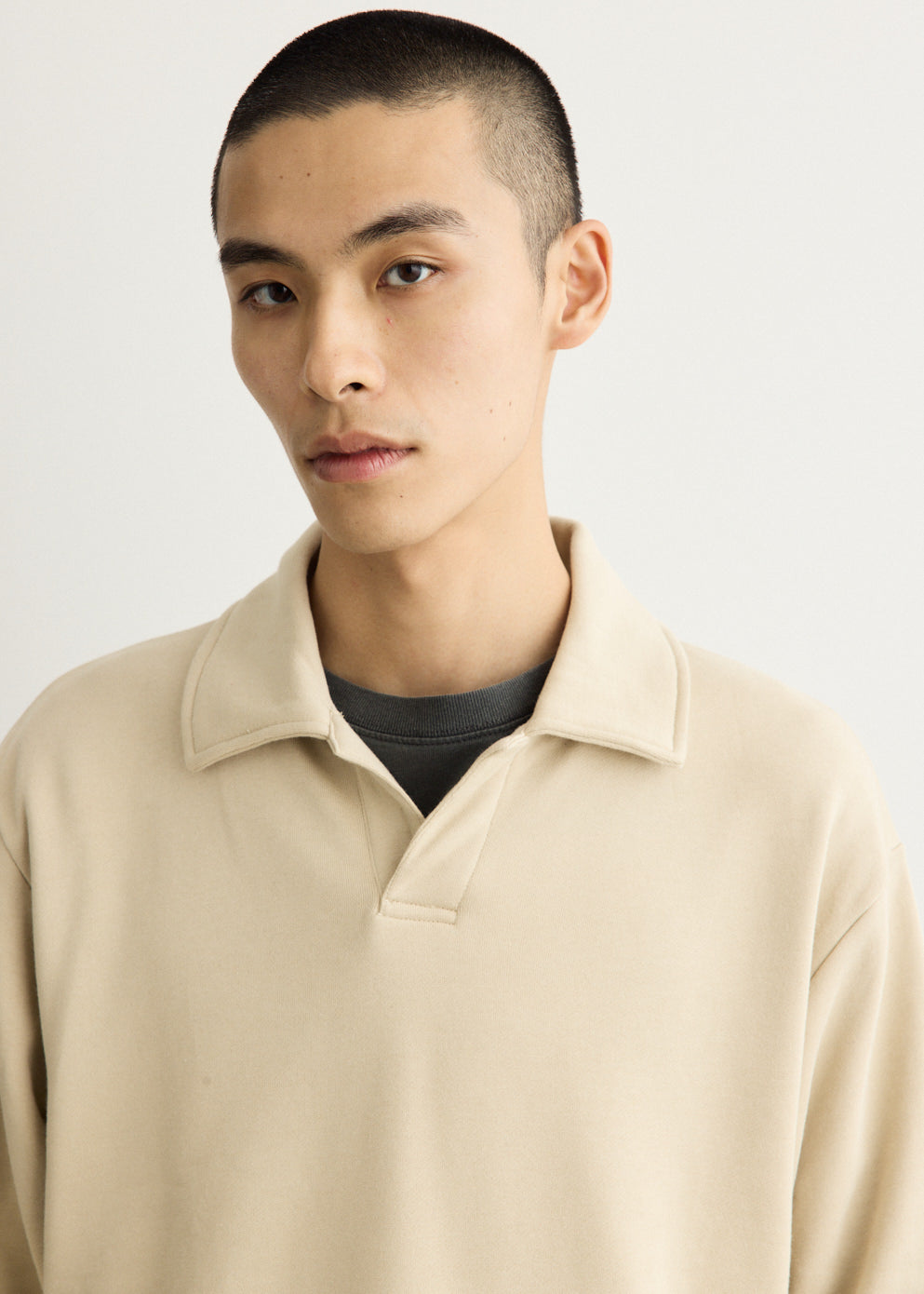 Vinnie Long Sleeve Terry Polo