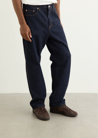 13oz Denim Wide Straight Jeans