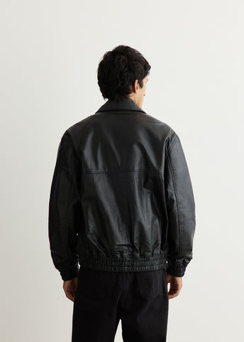 Piston Leather Bomber Jacket