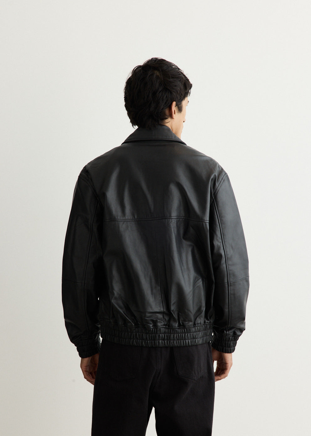 Piston Leather Bomber Jacket