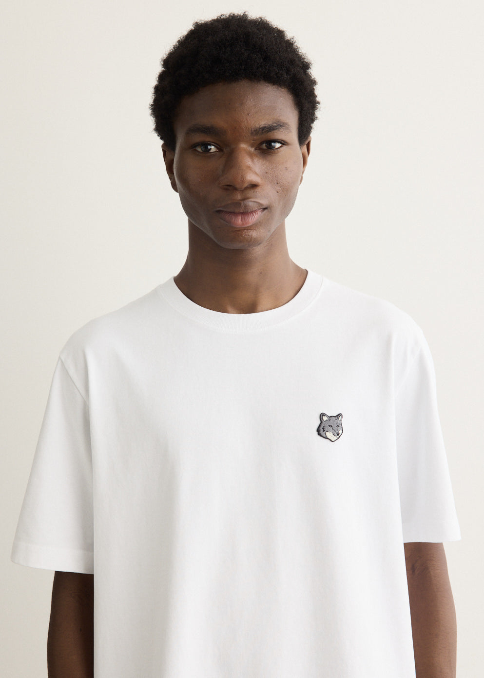 Grey Fox Head Patch Comfort T-Shirt