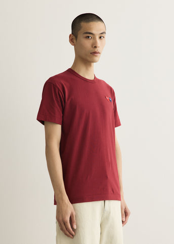 Double Burgundy Heart T-Shirt