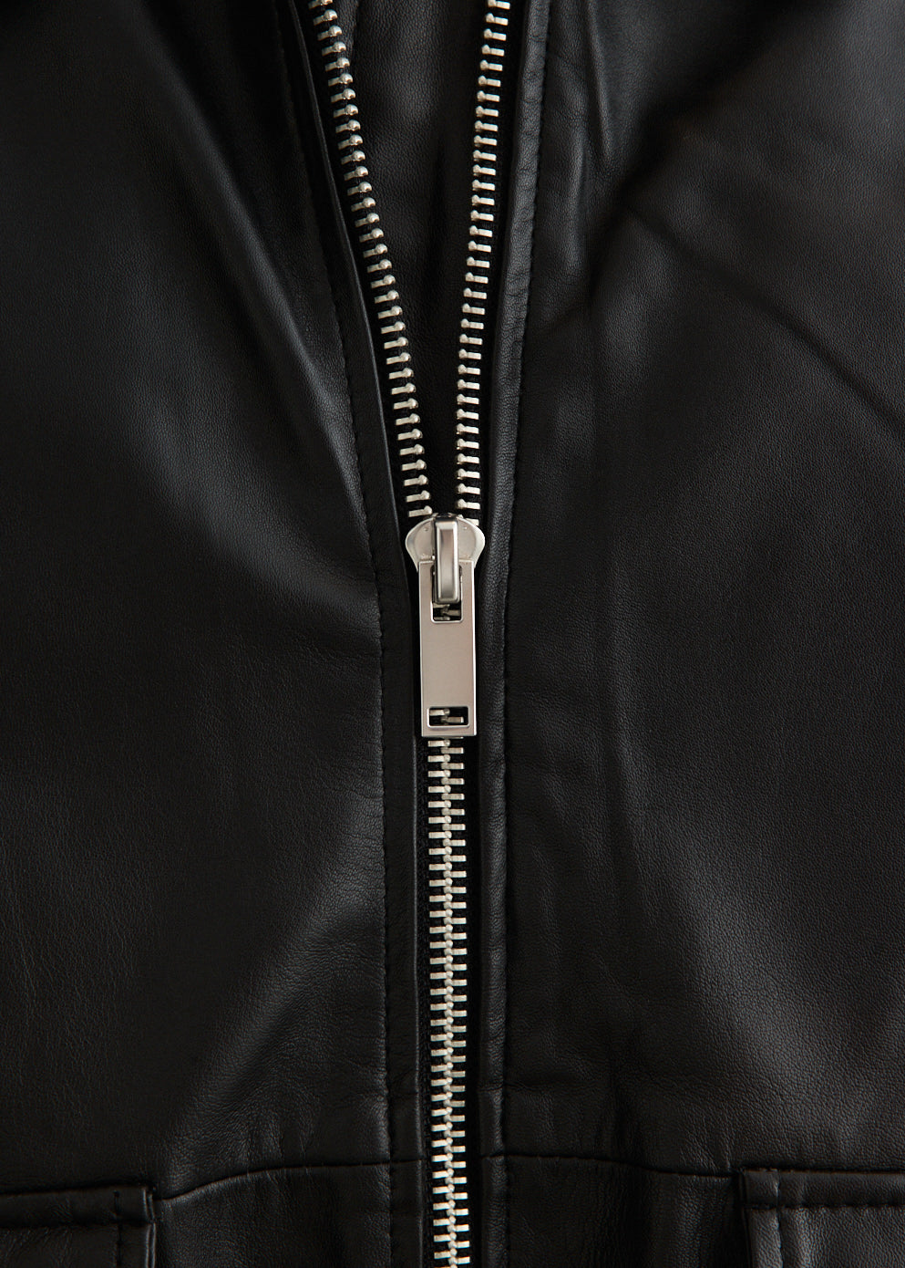 Piston Leather Bomber Jacket