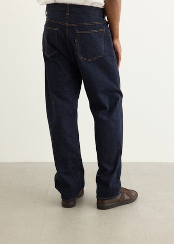 13oz Denim Wide Straight Jeans