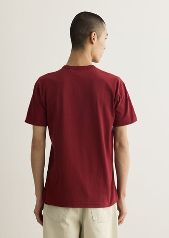 Double Burgundy Heart T-Shirt