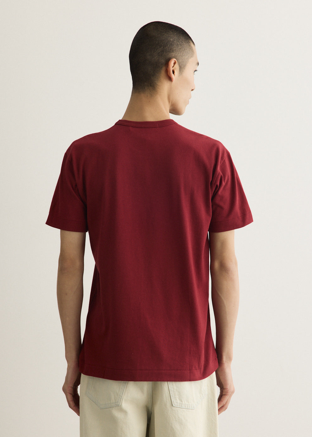 Double Burgundy Heart T-Shirt