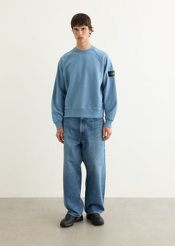 Oversized Organic Cotton Badge Sweatshirt