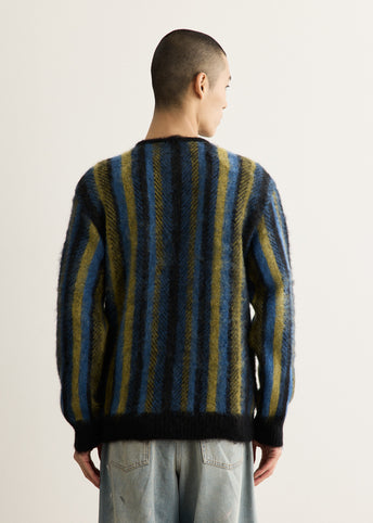 Mohair Cardigan - Stripe