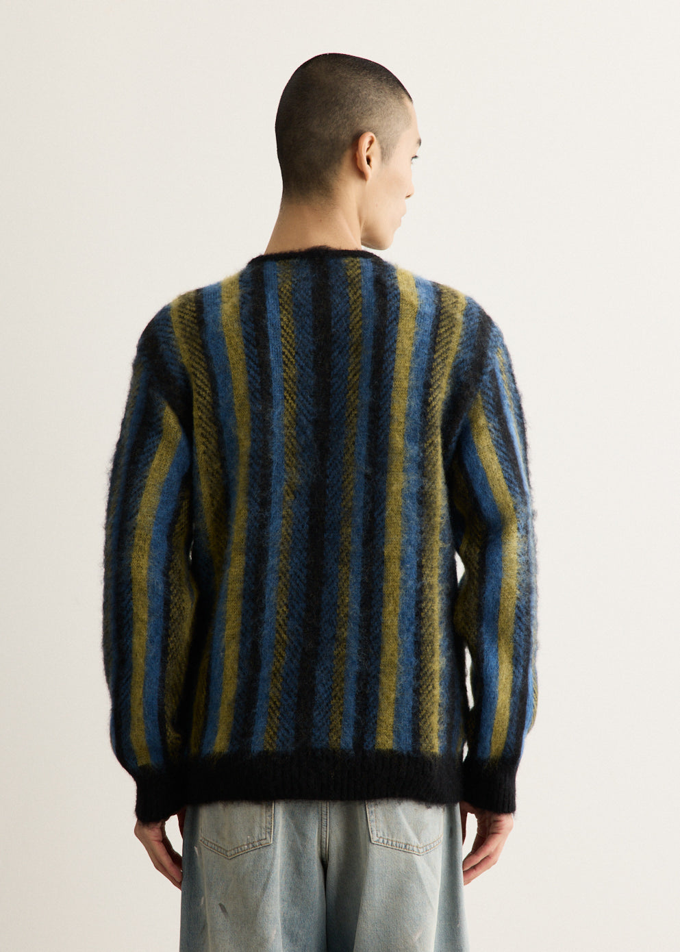 Mohair Cardigan - Stripe