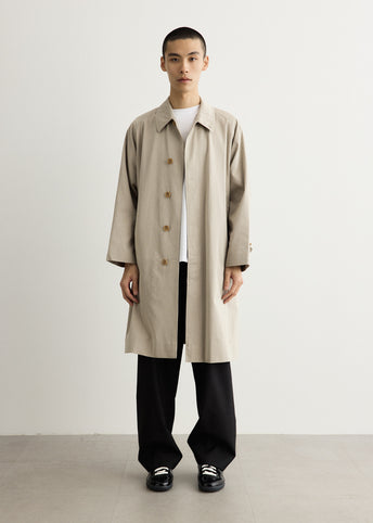 Cotton Covert Gabardine Walker Coat