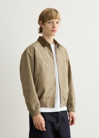 Polyester Ramie Weather Zip Jacket