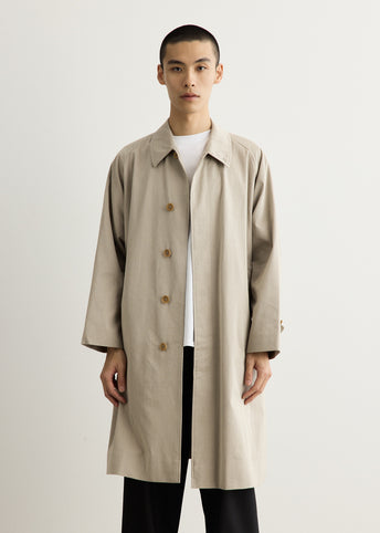 Cotton Covert Gabardine Walker Coat