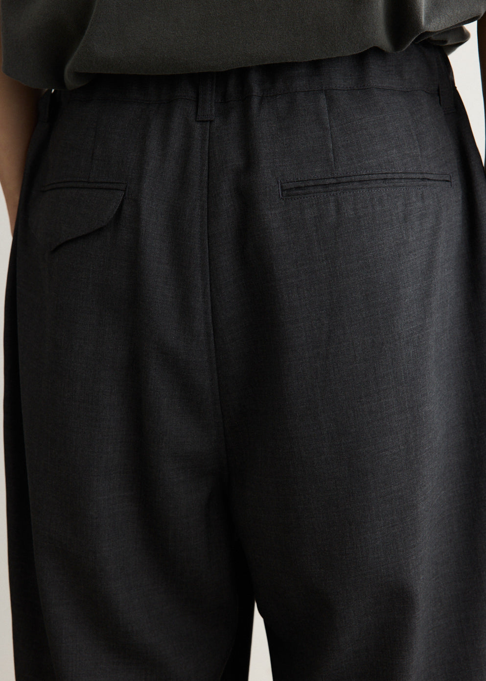 Summer Wool Wide Pants