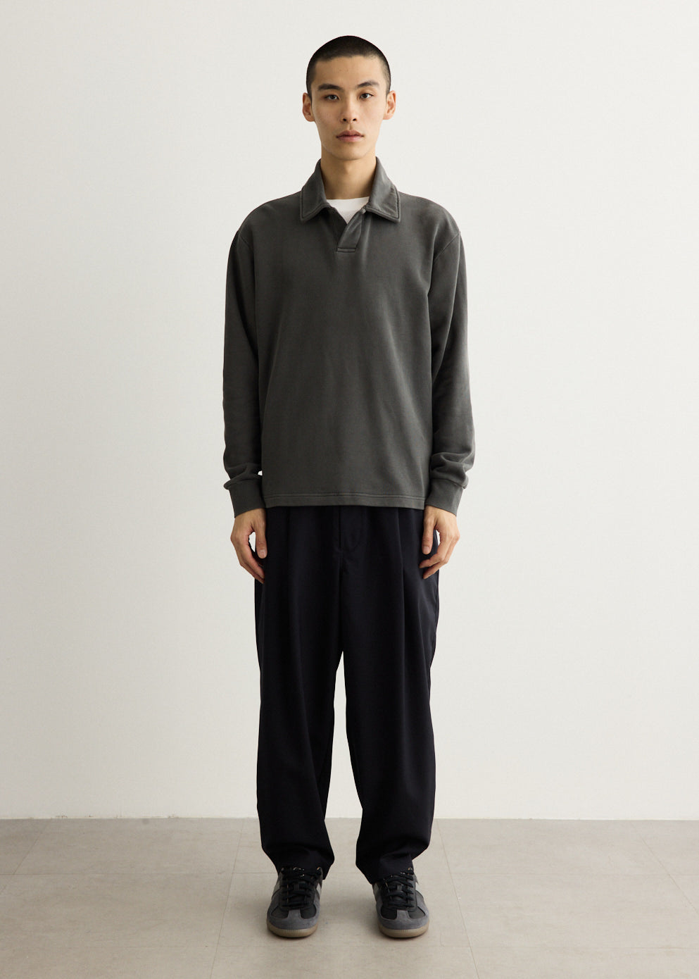 Vinnie Long Sleeve Terry Polo
