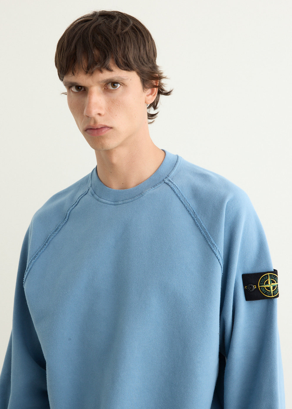 Oversized Organic Cotton Badge Sweatshirt
