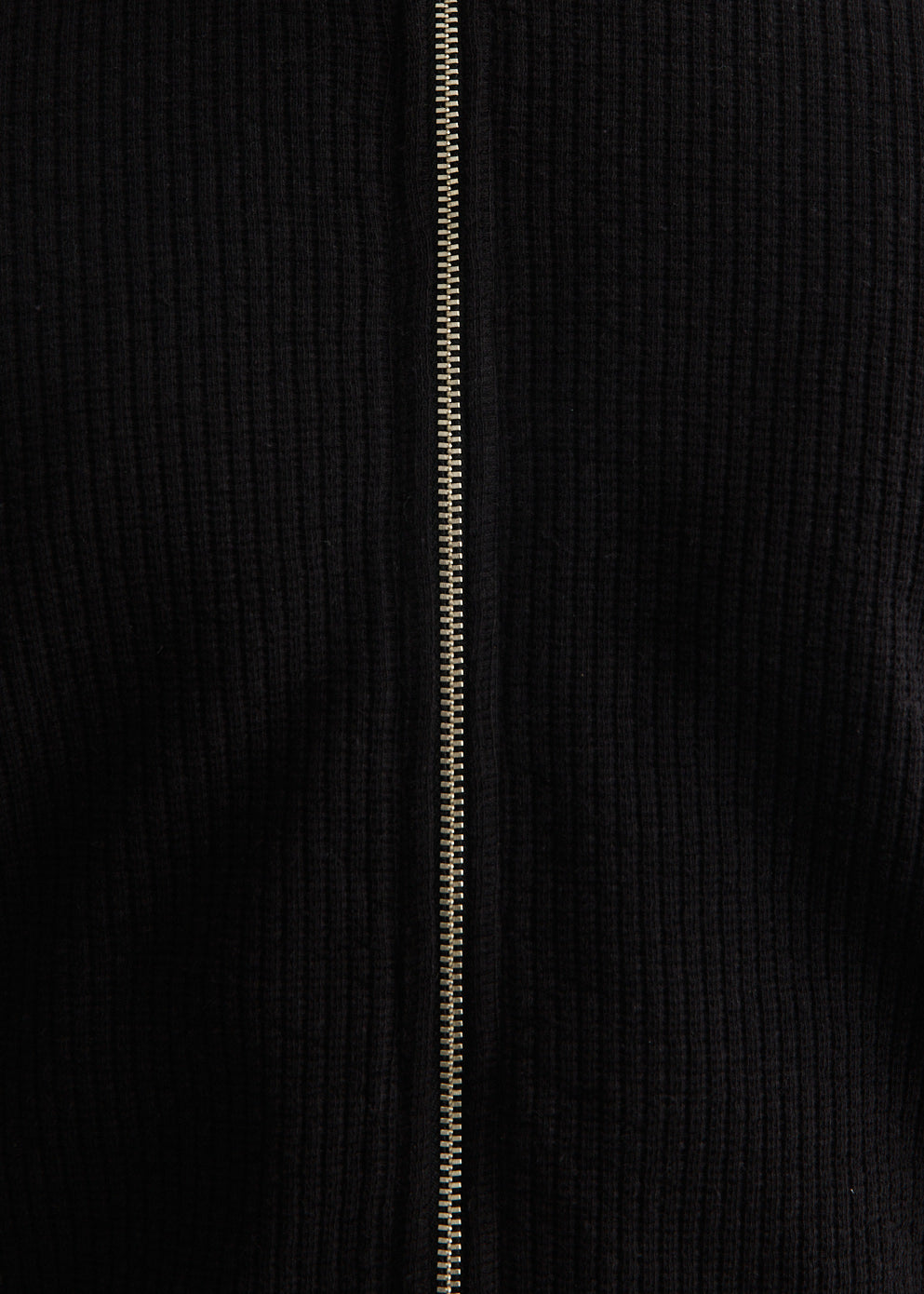 Teno Cotton Hemp Military Rib Zip Cardigan
