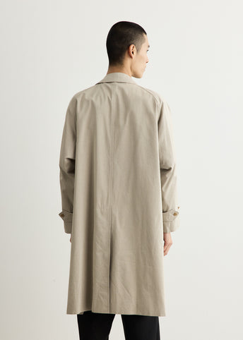 Cotton Covert Gabardine Walker Coat