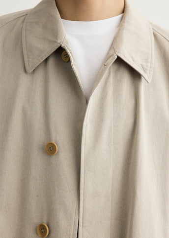 Cotton Covert Gabardine Walker Coat