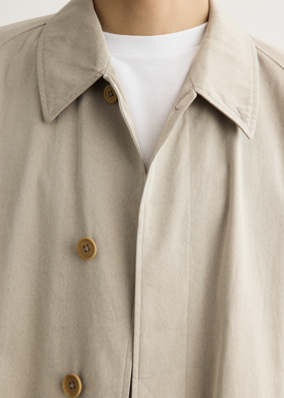 Cotton Covert Gabardine Walker Coat