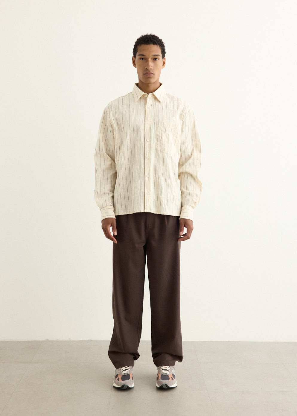 Ryder Distressed Stripe Shirt