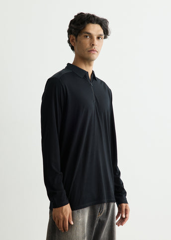 Frame Long Sleeve Polo