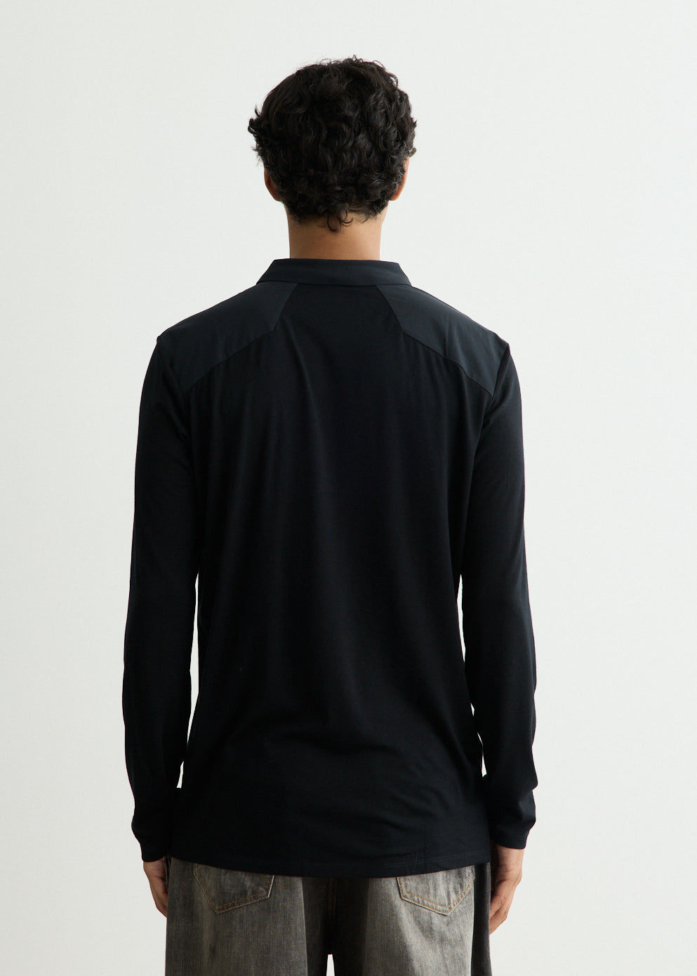 Frame Long Sleeve Polo
