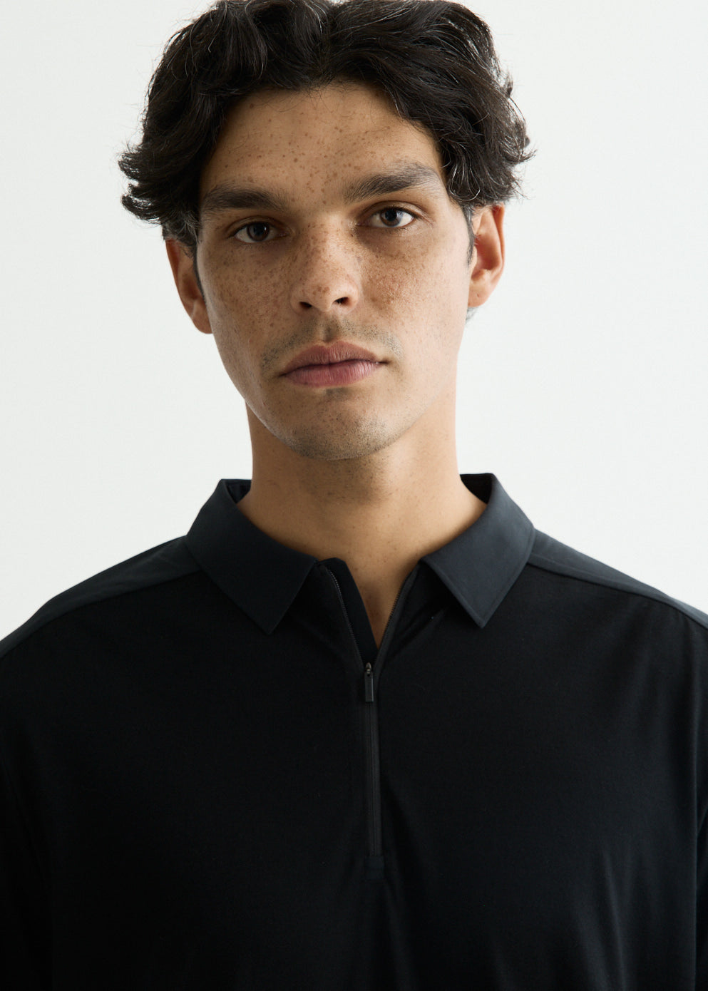 Frame Long Sleeve Polo