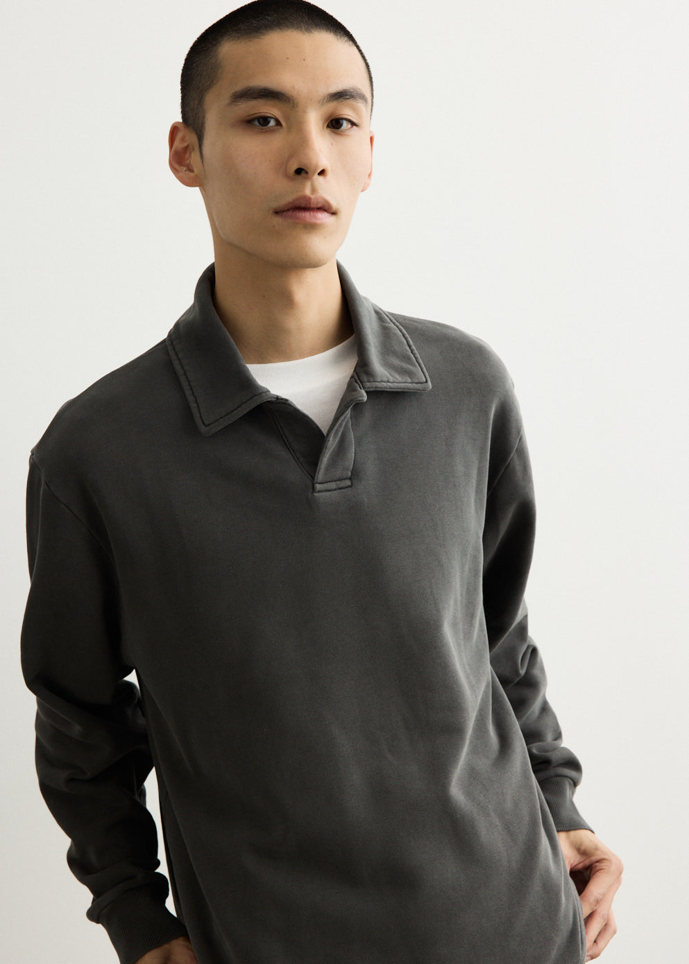 Vinnie Long Sleeve Terry Polo