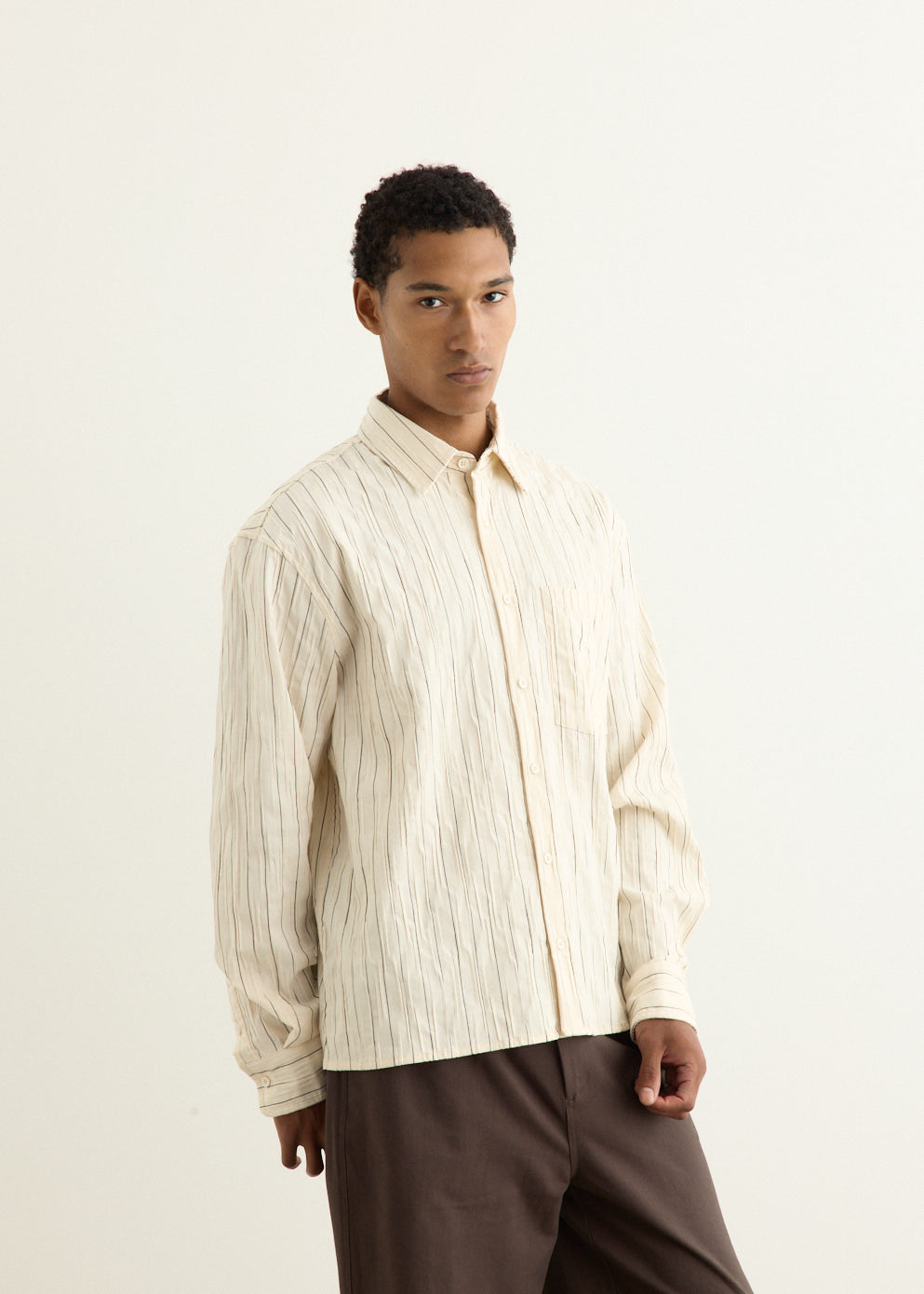 Ryder Distressed Stripe Shirt