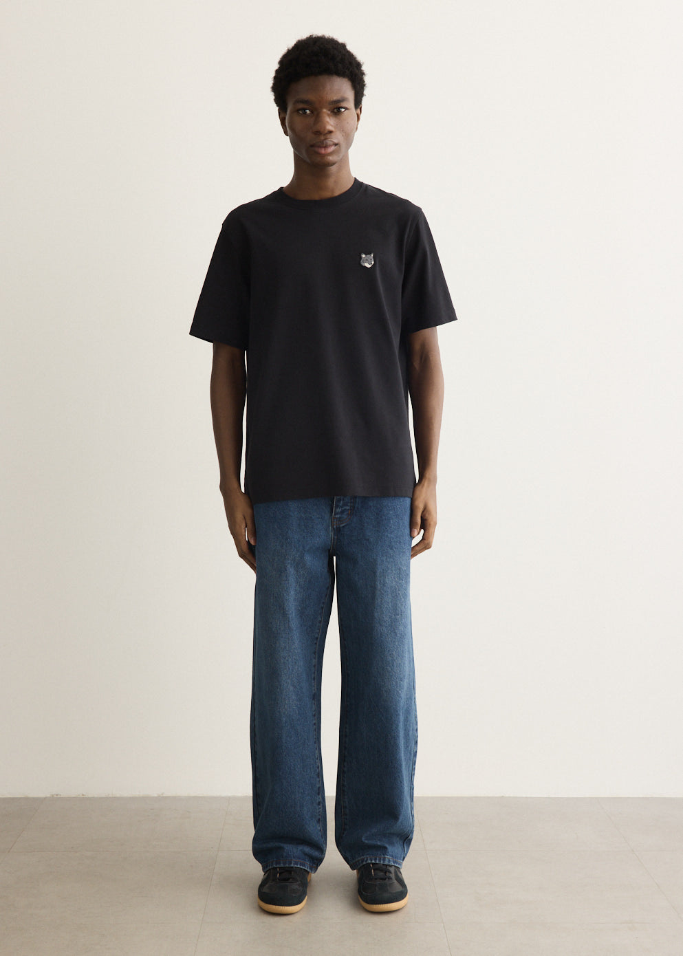 Grey Fox Head Patch Comfort T-Shirt
