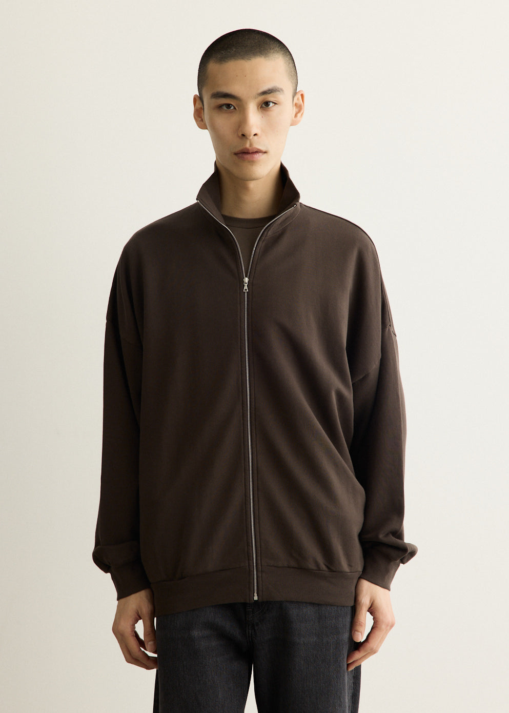 Super High Gauge Sweat Zip Blouson