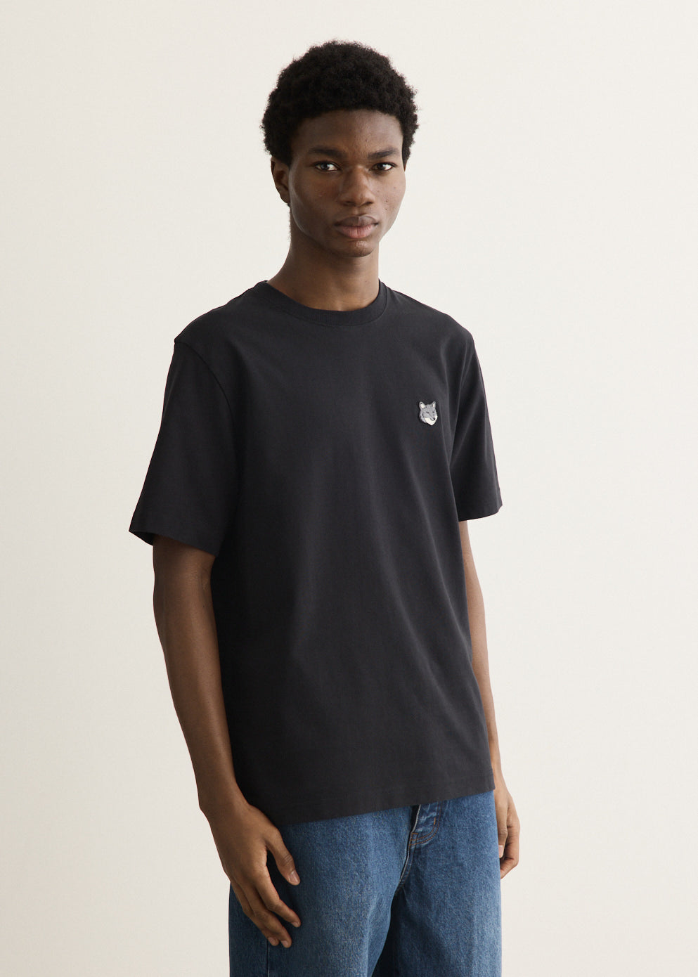 Grey Fox Head Patch Comfort T-Shirt