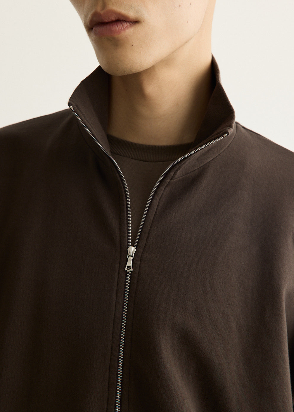 Super High Gauge Sweat Zip Blouson