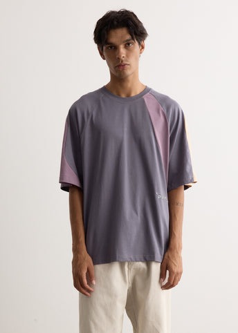 Shattered Panel Short Sleeve Top