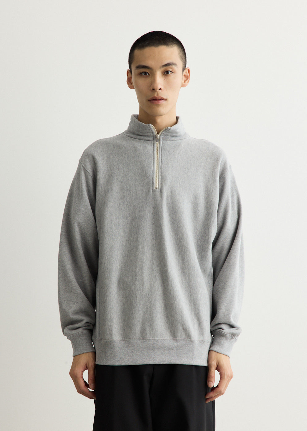 Suvin Sweat Half Zip Pull Over