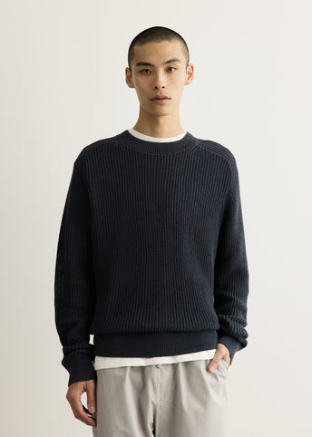 Limfjorden Cotton Paper Saddle Fishermen Sweater