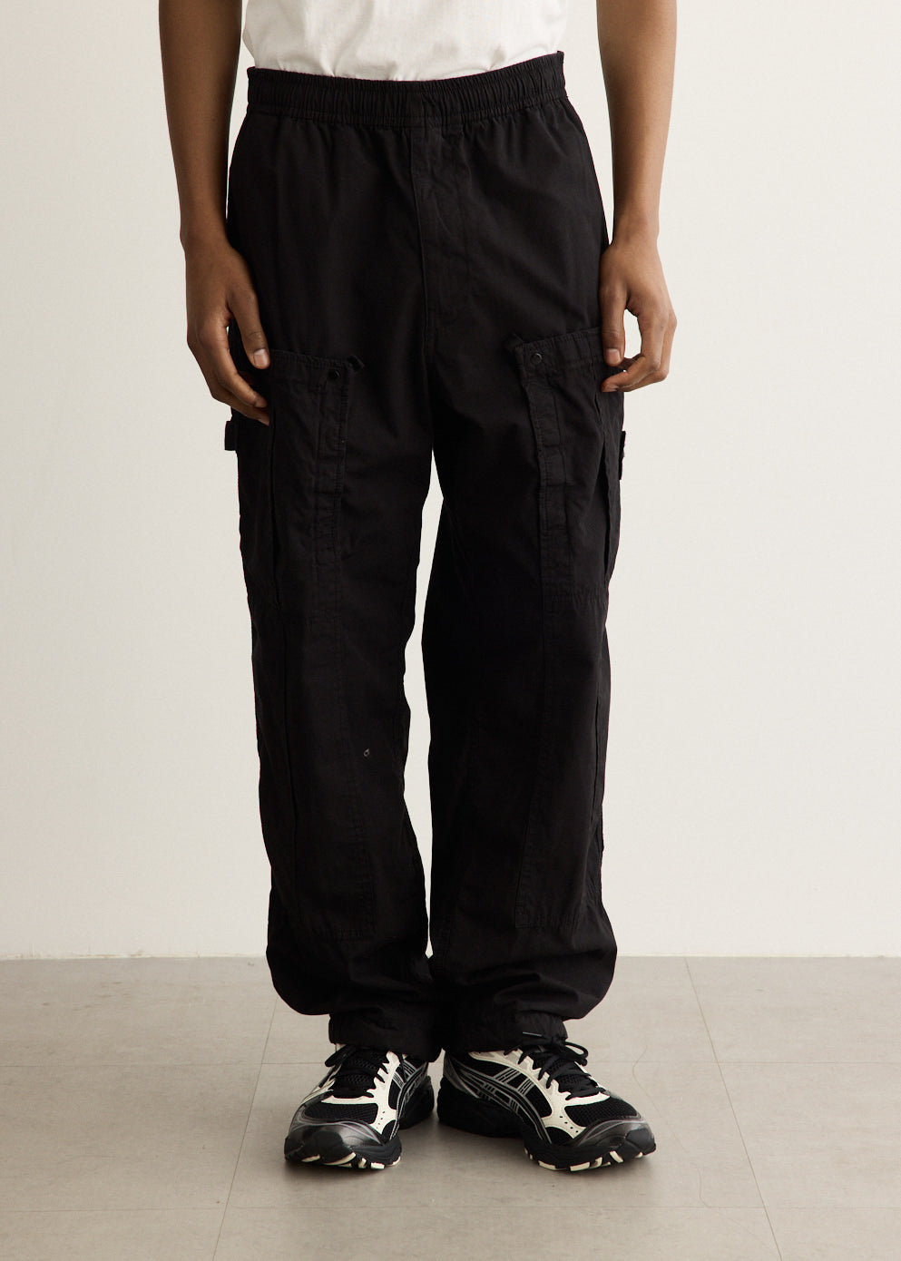 Loose Fit Organic Cotton Ripstop Cargo Pants