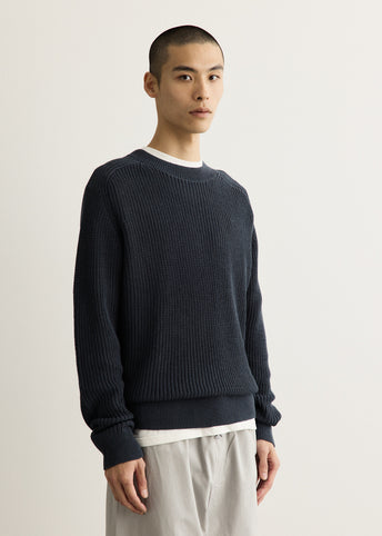 Limfjorden Cotton Paper Saddle Fishermen Sweater