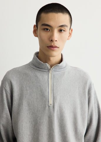 Suvin Sweat Half Zip Pull Over