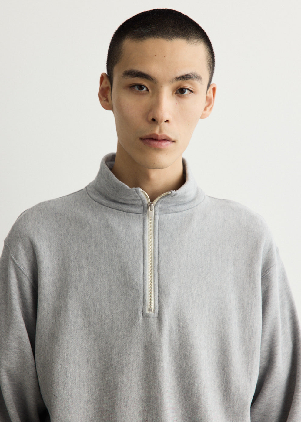 Suvin Sweat Half Zip Pull Over