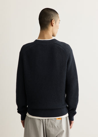 Limfjorden Cotton Paper Saddle Fishermen Sweater