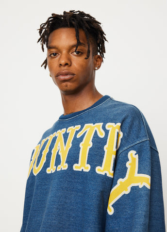 Big Kountry Knit T-Back Sweater
