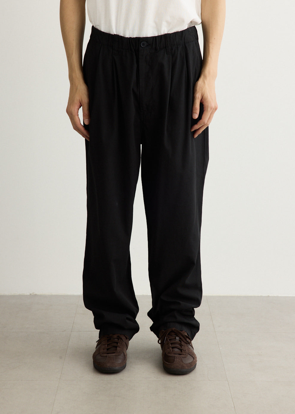 Garment-Dye 2 Pleat Pants