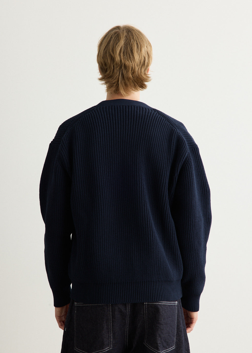 Cotton Polyester Zip Cardigan
