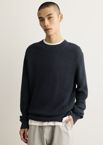 Limfjorden Cotton Paper Saddle Fishermen Sweater