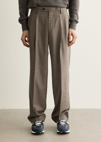 Super Light Wool Two-Tuck Slacks