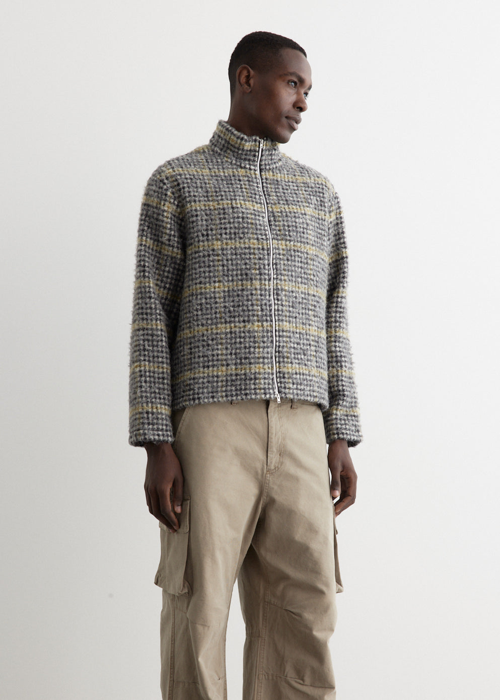 Shrunken Full-Zip Polo